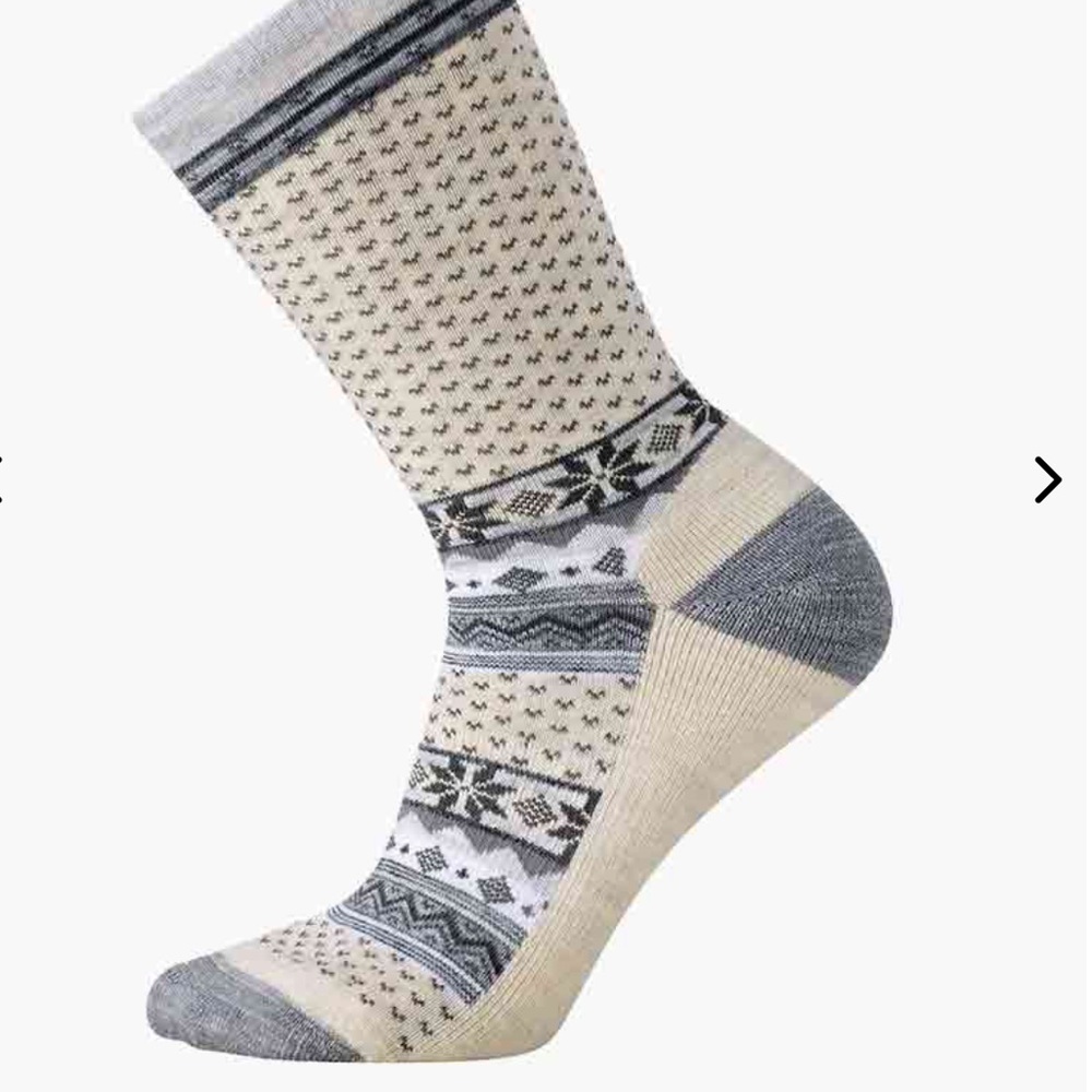 Women’s Smartwool Socks Fair Isle Crew Socks MED